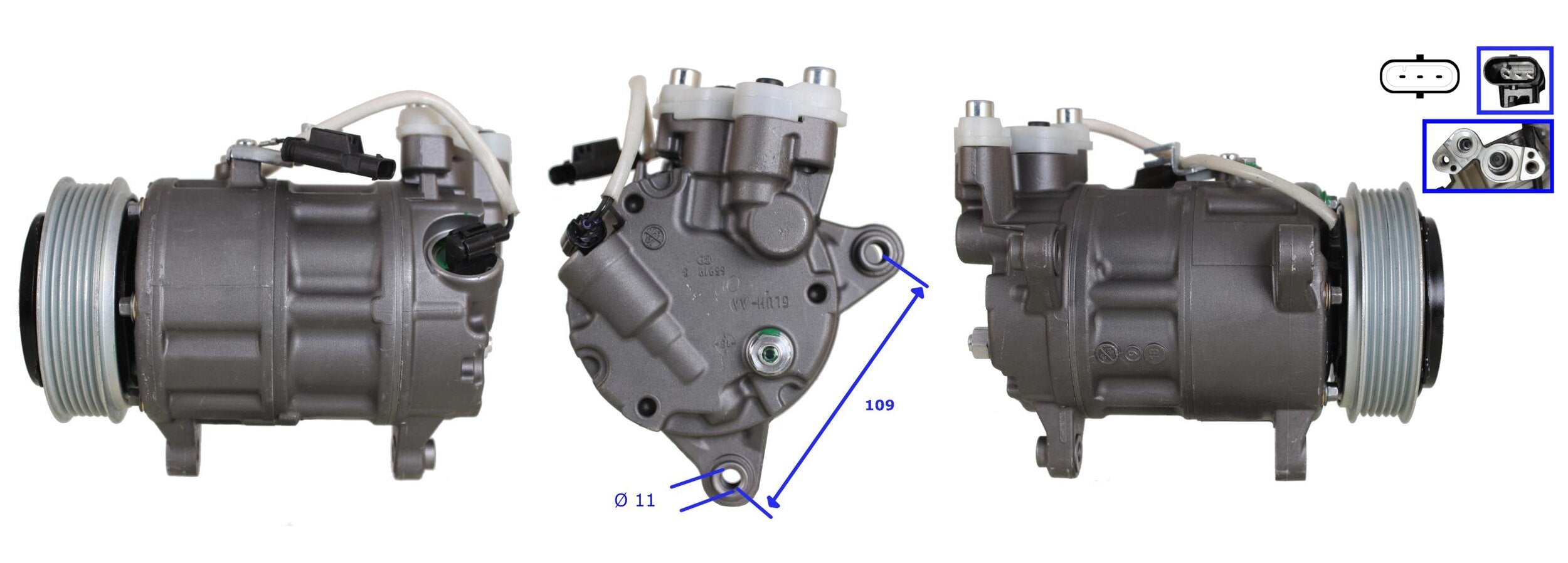 5DI040N ΣΥΜΠΙΕΣΤΗΣ ΚΛΙΜΑΤΙΣΜΟΥ (ΚΟΜΠΡΕΣΕΡ A/C) ΓΙΑ BMW MINI ΚΑΙΝΟΥΡΙΟΣ